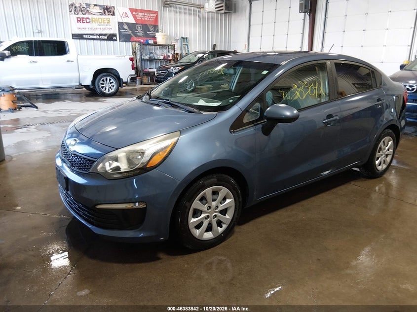 Vin: knadm4a31g6565187, lot: 46884189, kia rio lx 20162