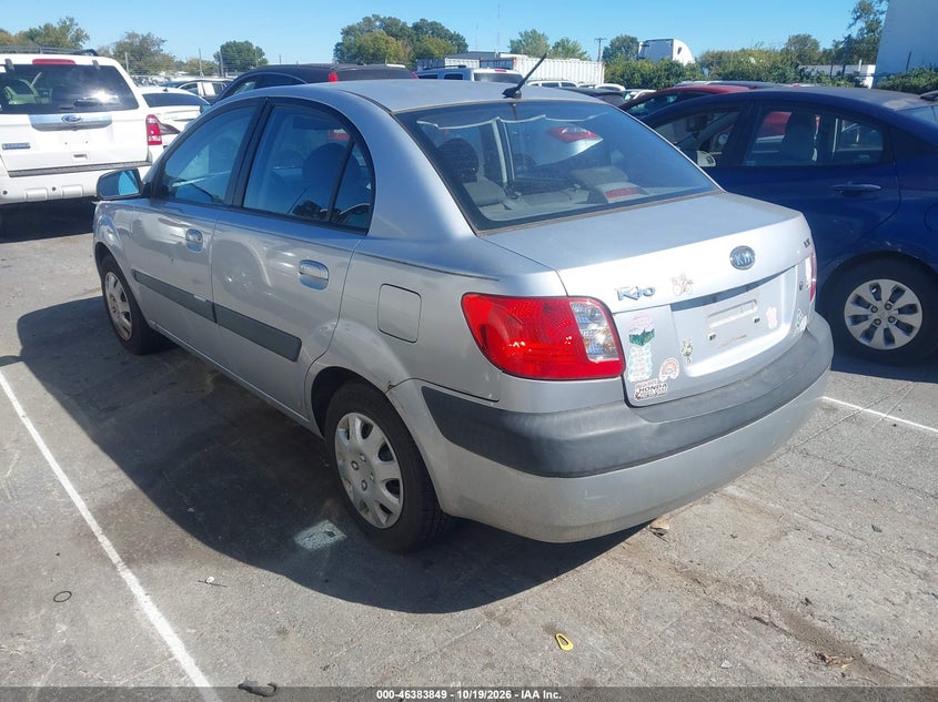 KIA RIO 2007 VIN KNADE123976190014