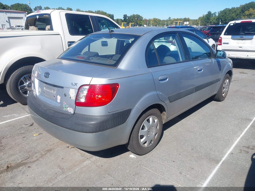 KIA RIO 2007 VIN KNADE123976190014