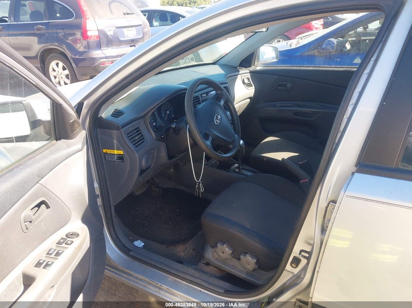 KIA RIO 2007 VIN KNADE123976190014