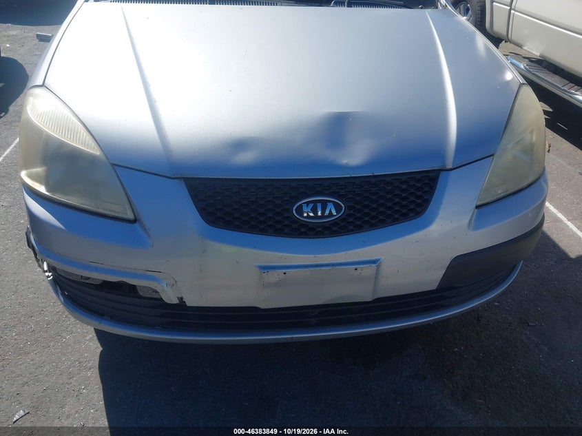 KIA RIO 2007 VIN KNADE123976190014