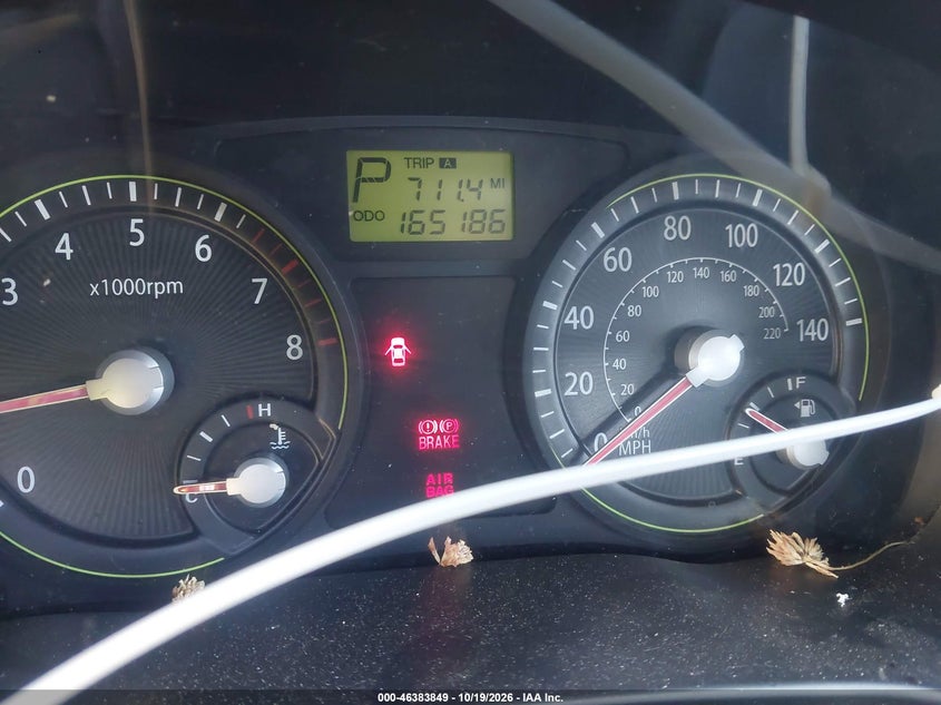 KIA RIO 2007 VIN KNADE123976190014