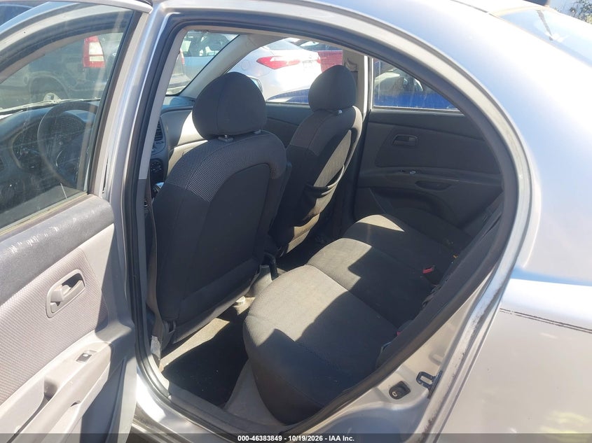 KIA RIO 2007 VIN KNADE123976190014