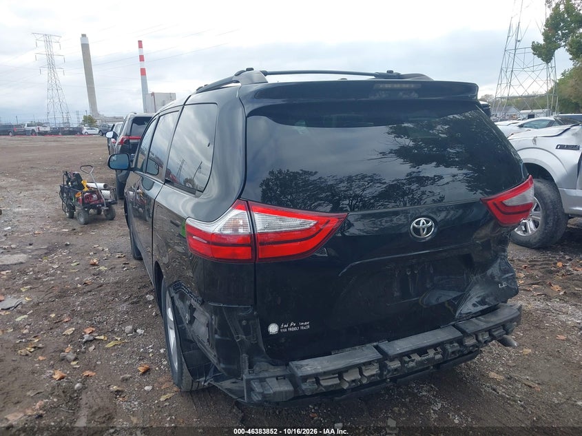 Vin: 5tdkk3dc4gs733443, lot: 46884199, toyota sienna le 8 passenger 20163