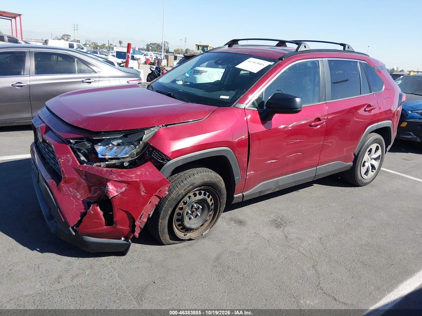 Vin: 2t3h1rfv8lw066626, lot: 46884231, toyota rav4 le 20202