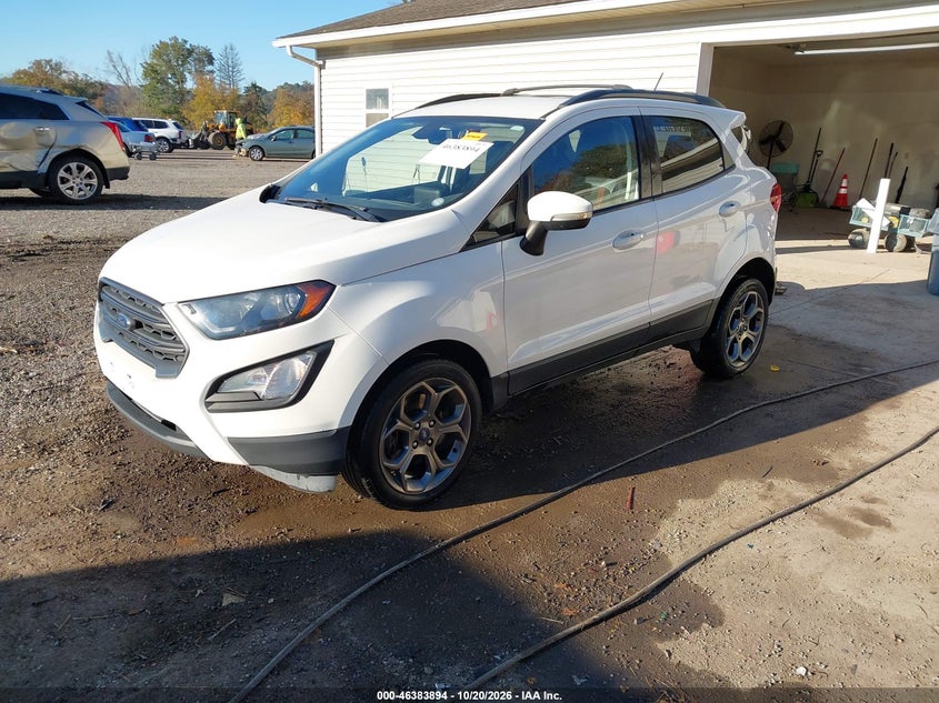 2018 Ford Ecosport Ses, Левый перёд, IAAI, VIN MAJ6P1CL7JC158777 — фото 2