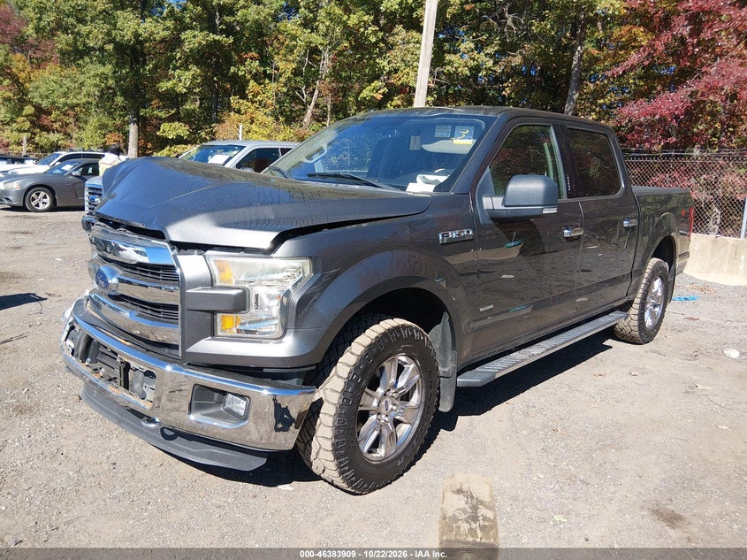 Vin: 1ftew1eg5gfc04316, lot: 46884256, ford f-150 xlt 20162