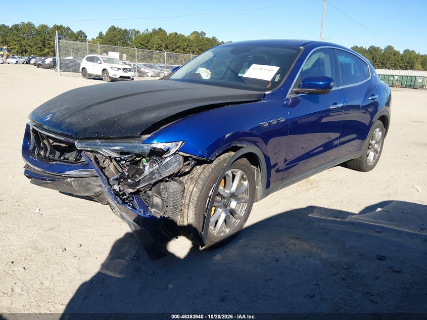 Vin: zn661xua4hx226806, lot: 46884287, maserati levante 20172