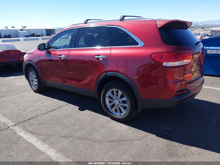 Vin: 5xypg4a37gg134664, lot: 46884307, kia sorento 2.4l lx 20163