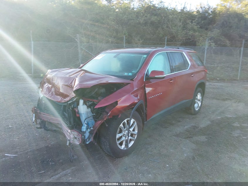 2019 Chevrolet Traverse 1Lt, Front End, IAAI, VIN 1GNEVGKW6KJ151947 — photo 2