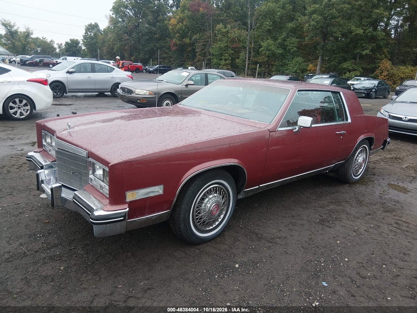 1985 Cadillac Eldorado, Normal Wear & Tear, IAAI, VIN 1G6EL5787FE663005 — photo 2