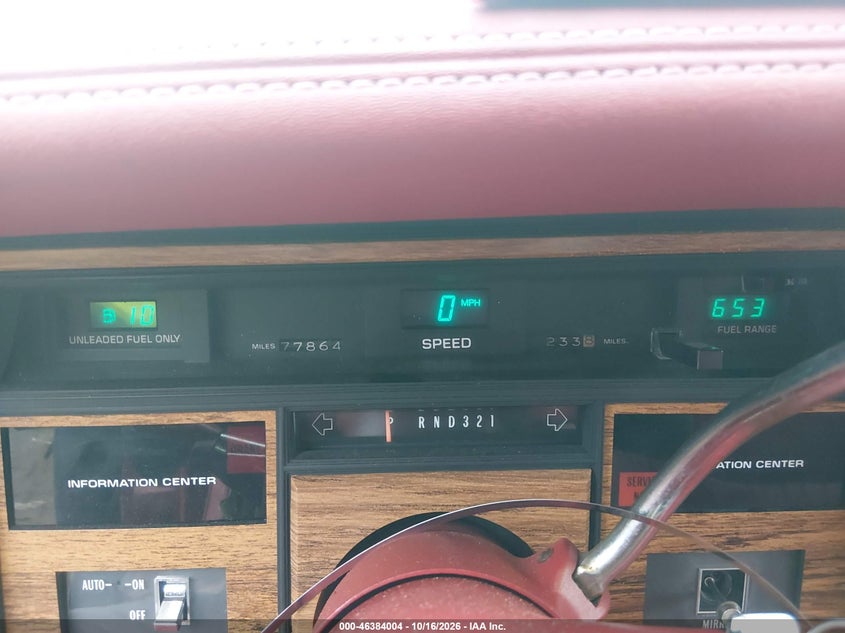 CADILLAC ELDORADO 1985 VIN 1G6EL5787FE663005