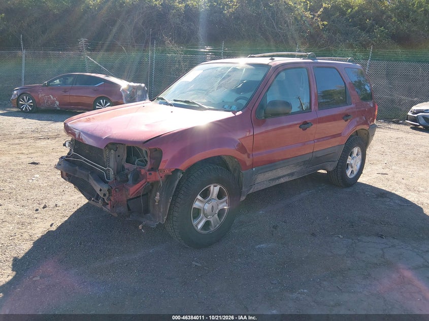 2004 Ford Escape Xlt, Удар спереду, IAAI, VIN 1FMCU931X4DA12483 — фото 2