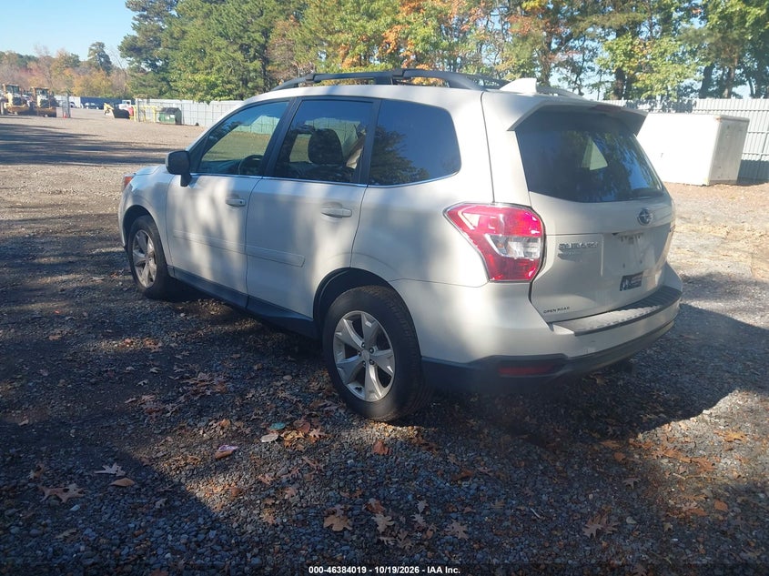 Vin: jf2sjahc4gh459930, lot: 46884366, subaru forester 2.5i limited 20163