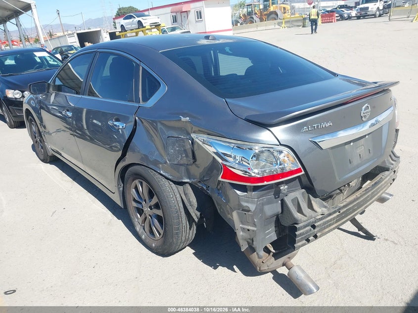 Vin: 1n4al3ap4fc297862, lot: 46884385, nissan altima 2.5 s 20153