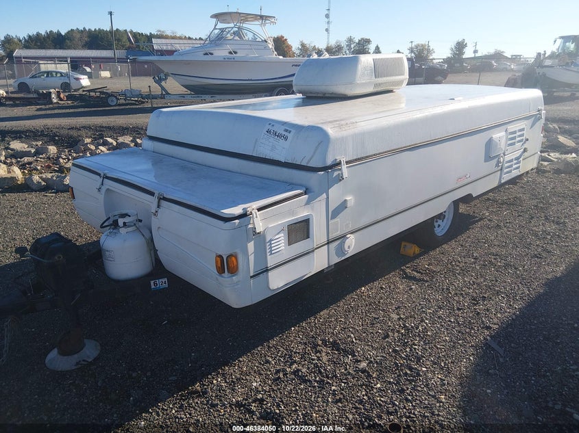 COLELMAN TENT TRAILER 2002 VIN 4CP694H1327229613