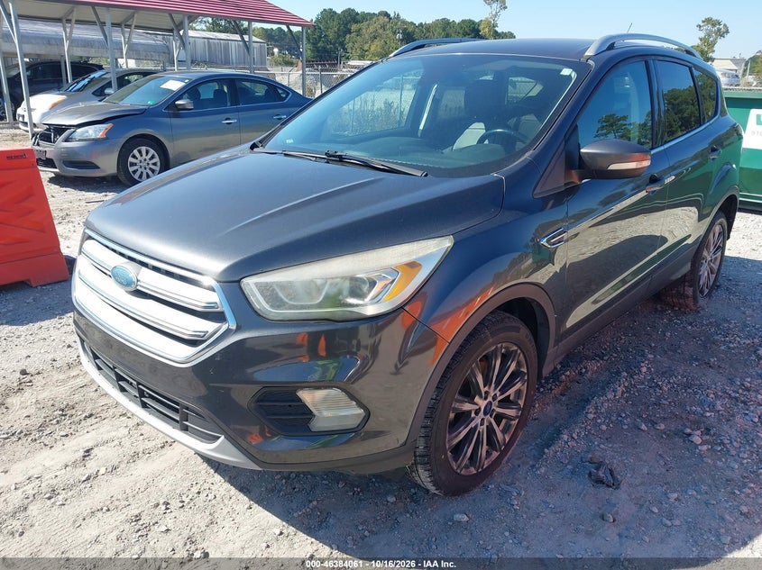 Vin: 1fmcu0jd1hue29683, lot: 46884408, ford escape titanium 20172