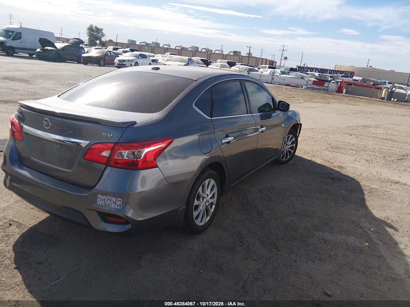 Vin: 3n1ab7ap9jl636118, lot: 46884414, nissan sentra sv 20184