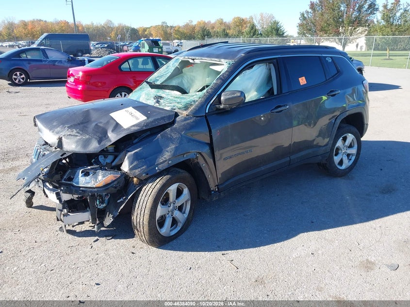 Vin: 3c4njdbb0lt224367, lot: 46884437, jeep compass latitude 4x4 20202