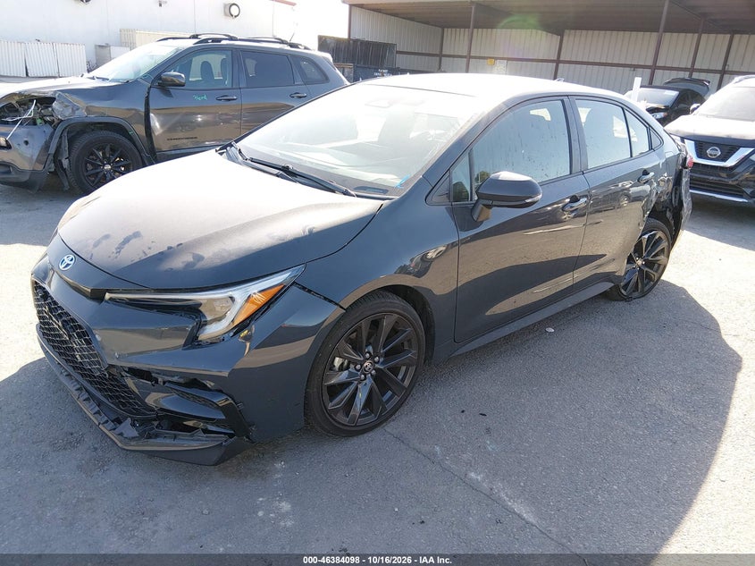 Vin: jtdbcmfe4r3049644, lot: 46884445, toyota corolla hybrid se 20242