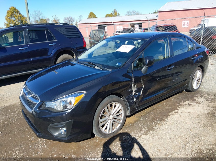 2014 Subaru Impreza 2.0I Limited, Left Side, IAAI, VIN JF1GJAH66EH026322 — photo 2