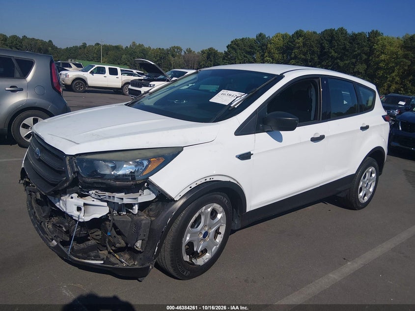 Vin: 1fmcu0f76jua16487, lot: 46884608, ford escape s 20182