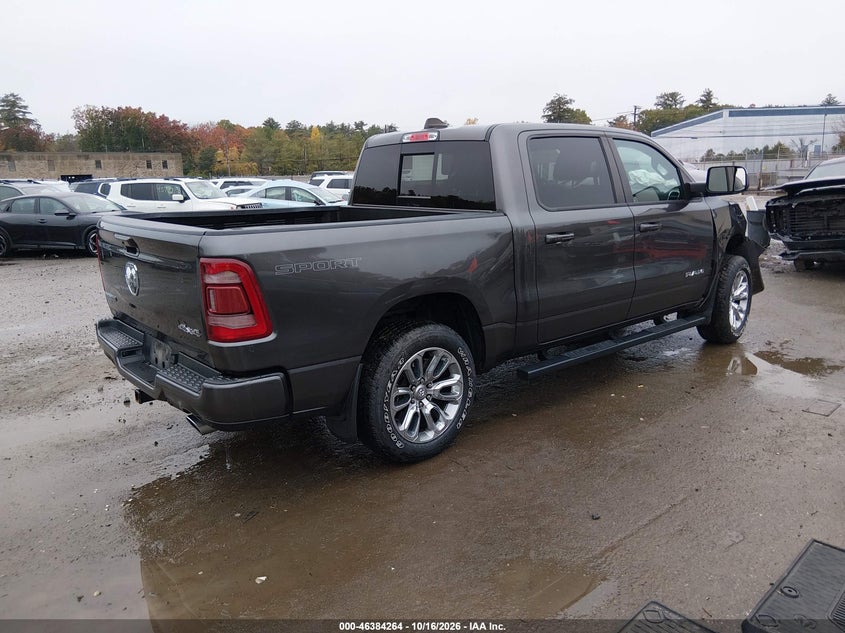 Vin: 1c6srfjt8pn666778, lot: 46884611, ram 1500 laramie  4x4 5'7 box 20234