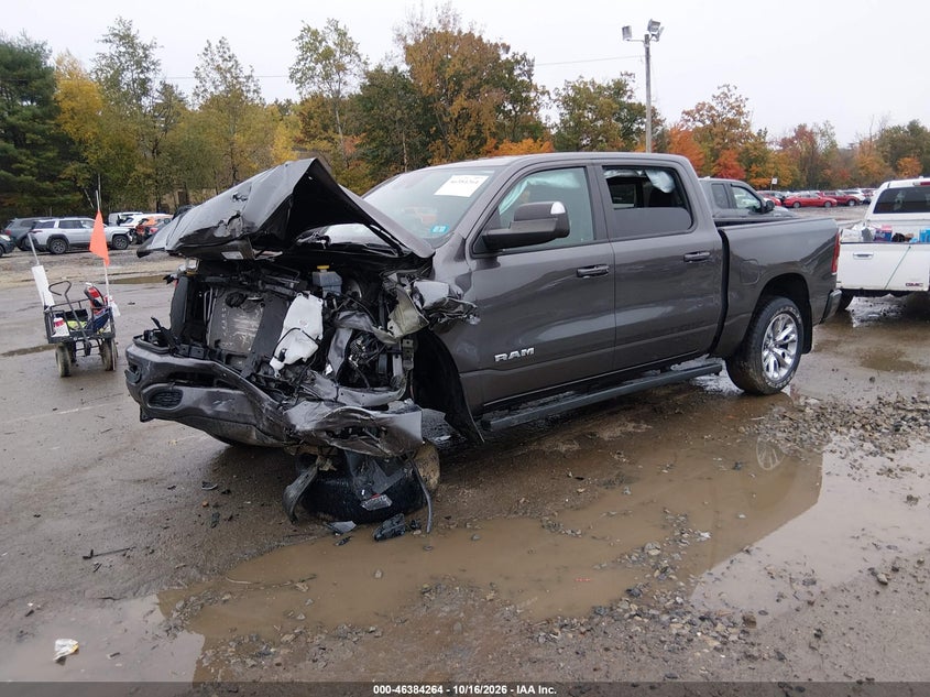 Vin: 1c6srfjt8pn666778, lot: 46884611, ram 1500 laramie  4x4 5'7 box 20232