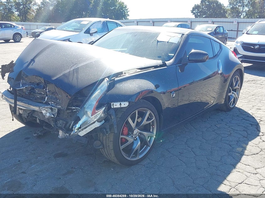 Vin: jn1az4eh6fm443869, lot: 46884637, nissan 370z sport 20152