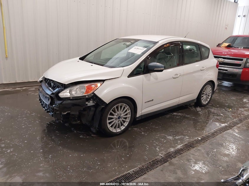 Vin: 1fadp5au0el504832, lot: 46884660, ford c-max hybrid se 20142