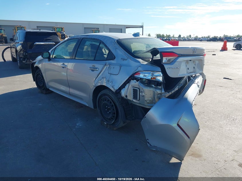 Vin: jtdepmaexnj199479, lot: 46884796, toyota corolla le 20223