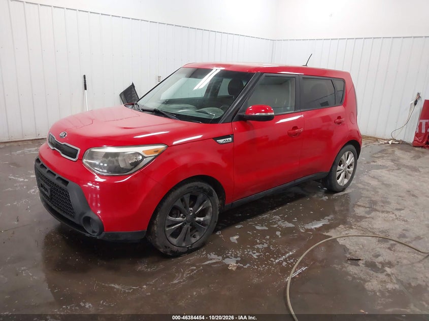 Vin: kndjp3a51e7739632, lot: 46884800, kia soul + 20142