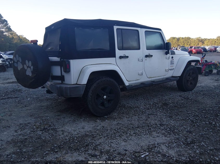 Vin: 1c4bjweg7cl208961, lot: 46884860, jeep wrangler unlimited sahara 20124