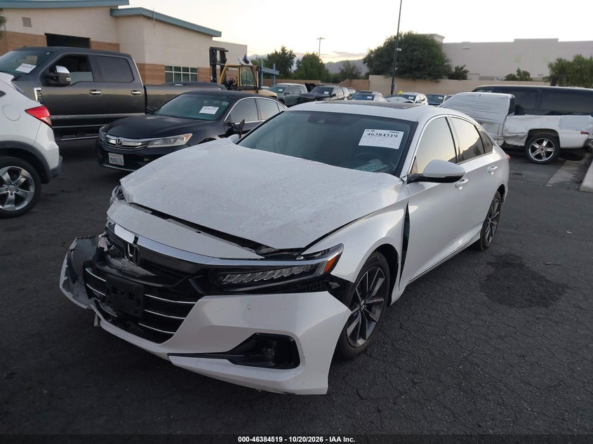 Vin: 1hgcv1f54na001002, lot: 46884866, honda accord ex-l 20222