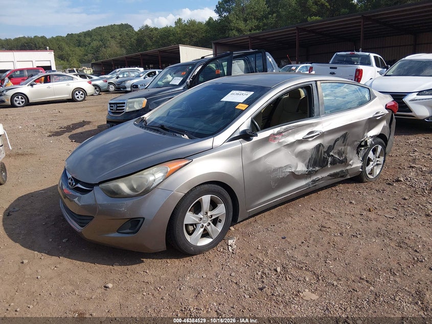 Vin: 5npdh4aexdh412365, lot: 46884876, hyundai elantra gls 20132