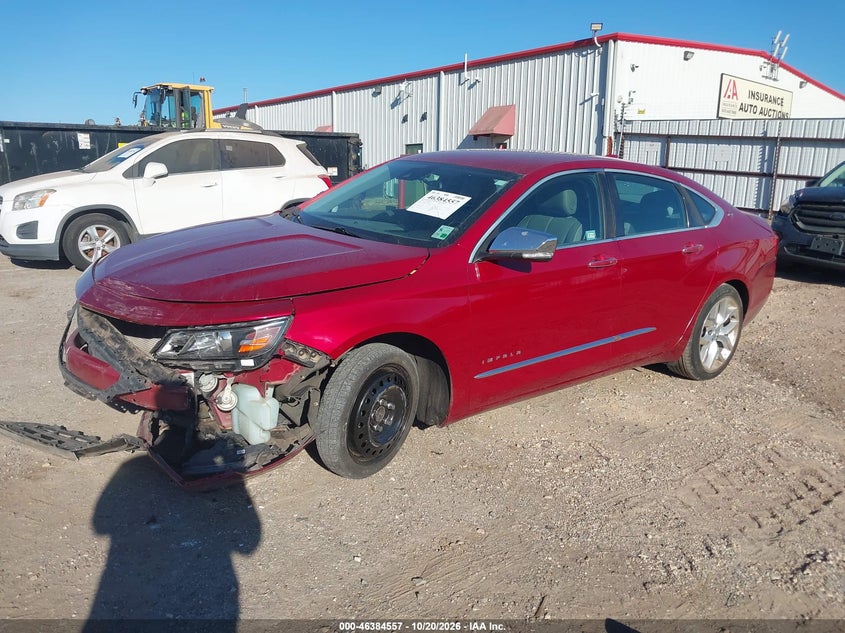 2015 Chevrolet Impala 2Lz, Front End, IAAI, VIN 2G1165S35F9161734 — photo 2