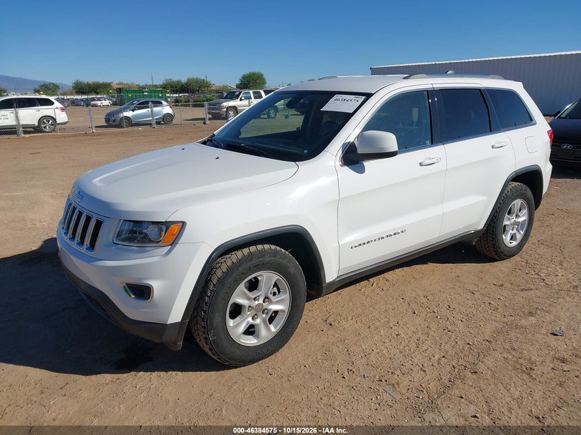 Vin: 1c4rjeag8fc926618, lot: 46884921, jeep grand cherokee laredo 20152