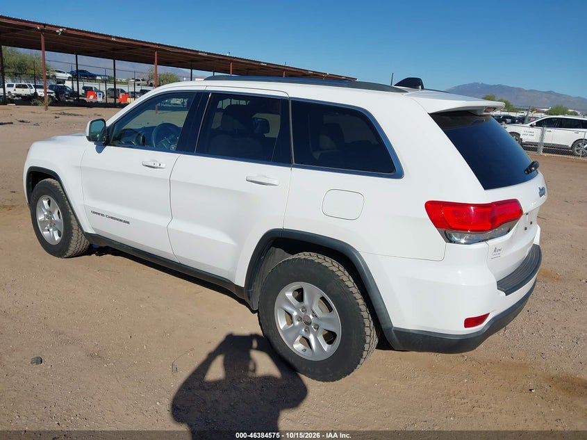 Vin: 1c4rjeag8fc926618, lot: 46884921, jeep grand cherokee laredo 20153
