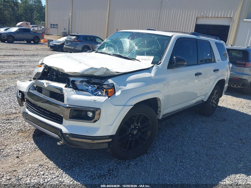 Vin: jteju5jr7m5896806, lot: 46884976, toyota 4runner nightshade special edition 20212