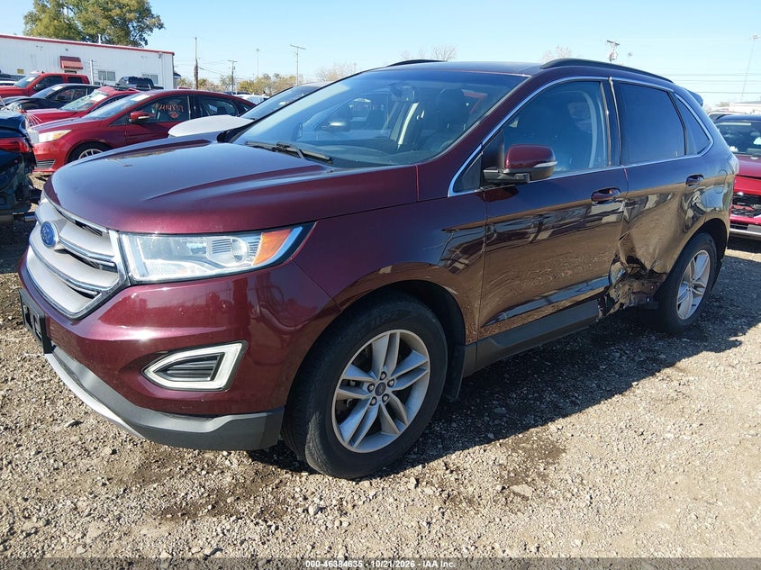 Vin: 2fmpk4j94jbb03642, lot: 46884981, ford edge sel 20182