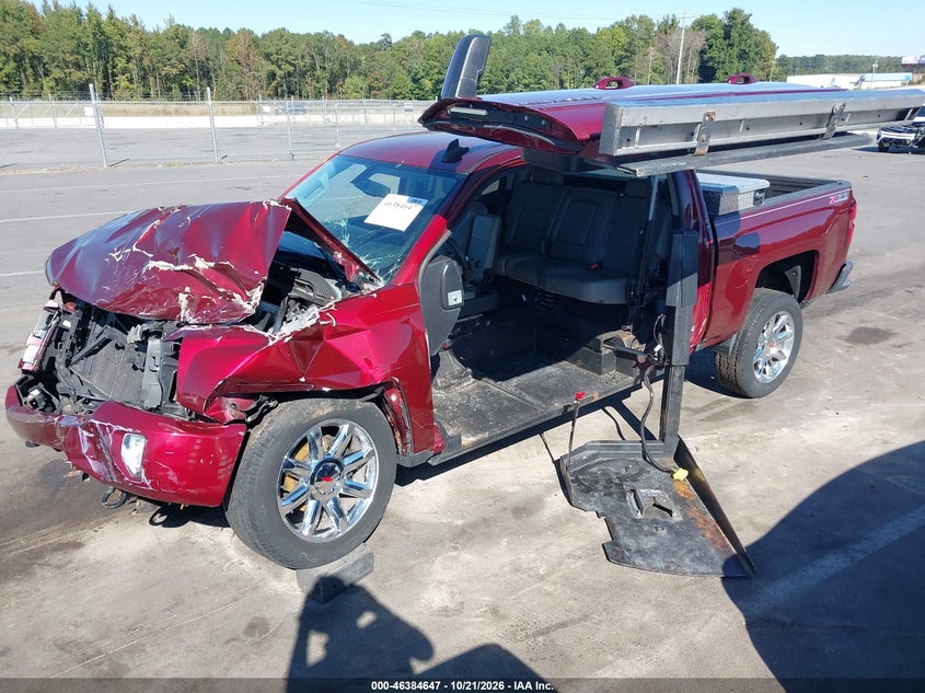 Vin: 3gcukrecxgg282723, lot: 46884994, chevrolet silverado 1500 2lt 20162