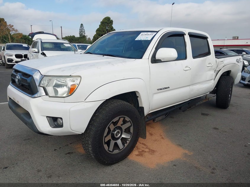 2012 Toyota Tacoma Prerunner V6, Rear, IAAI, VIN 3TMJU4GN6CM136734 — photo 2