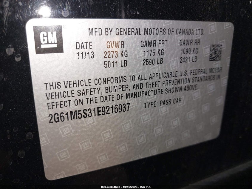 2014 CADILLAC XTS LUXURY · Фото 9