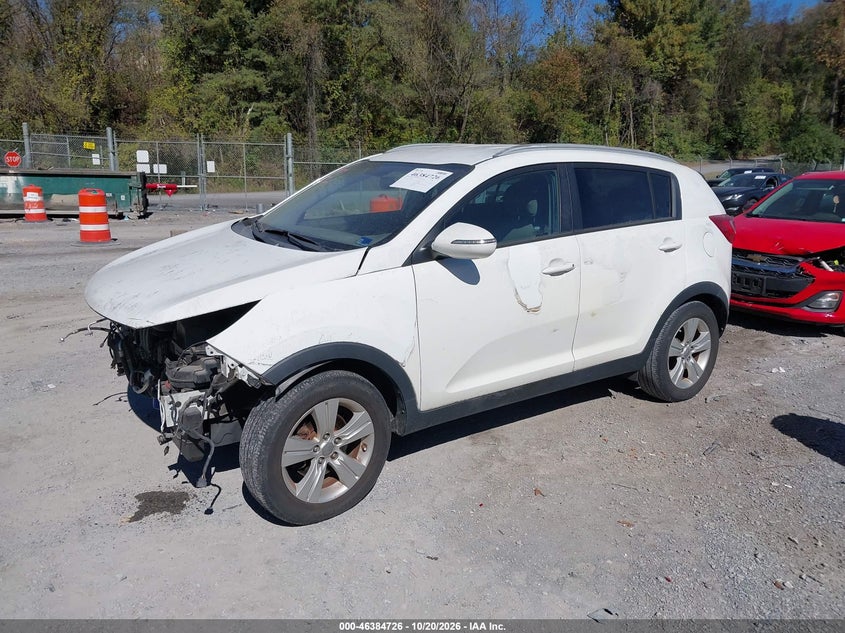 Vin: kndpb3a23d7449793, lot: 46885073, kia sportage lx 20132