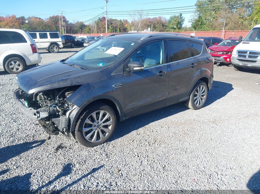 Vin: 1fmcu9j95juc84587, lot: 46885089, ford escape titanium 20182
