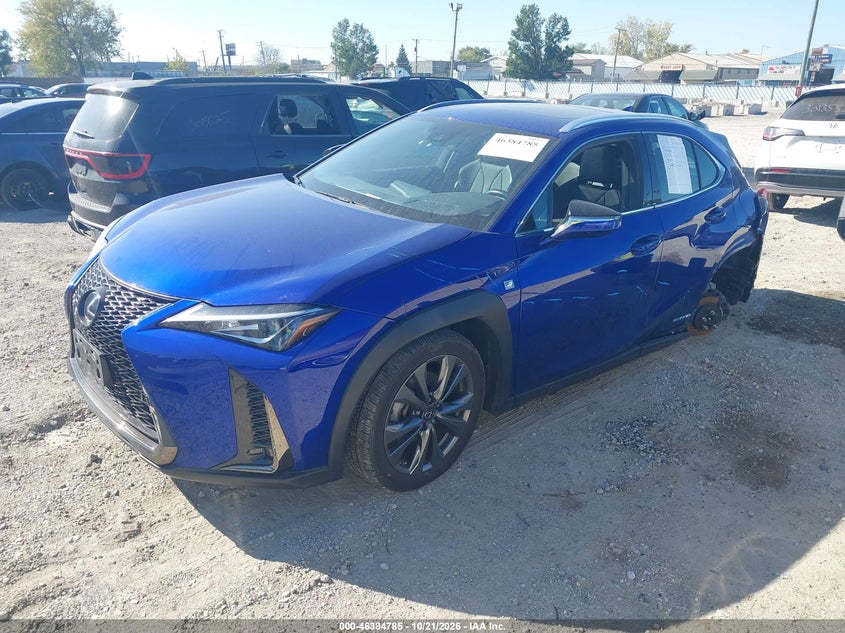 Vin: jthr9jbh4m2054125, lot: 46885132, lexus ux 250h f sport 20212