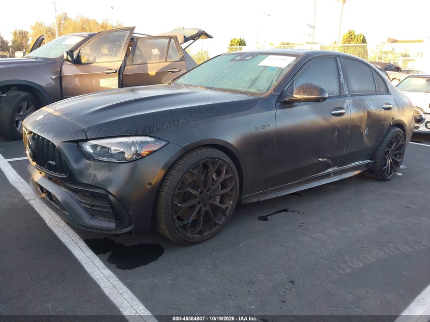 Vin: w1kaf8hb8rr230018, lot: 46885154, mercedes-benz amg c 43 4matic 20242