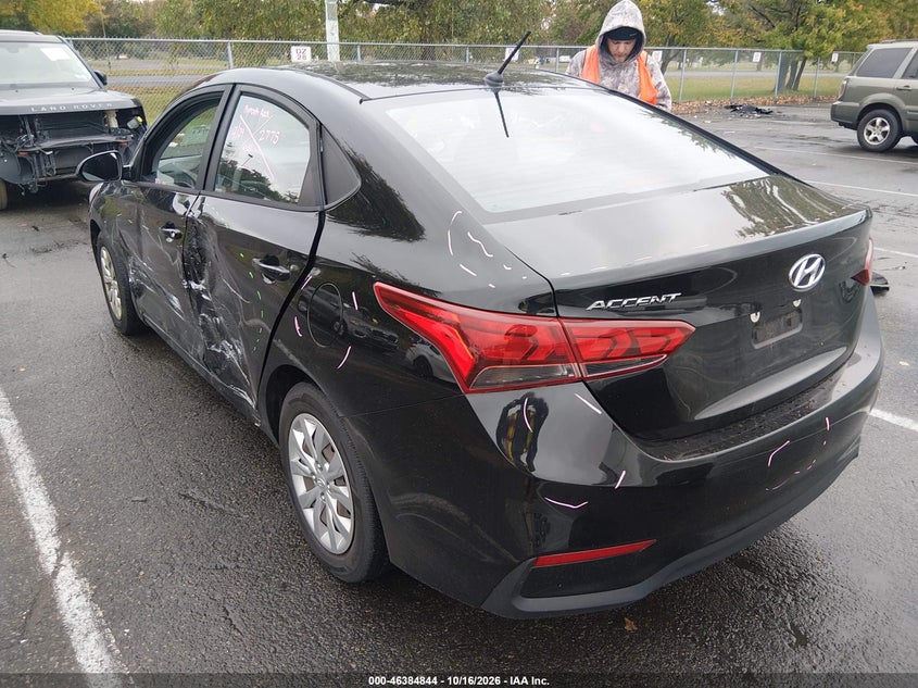 Vin: 3kpc24a33ke051221, lot: 46885193, hyundai accent se 20193