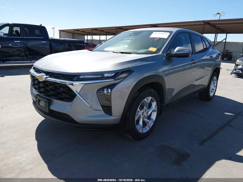 Vin: kl77lfep1sc018519, lot: 46885202, chevrolet trax fwd ls 20252
