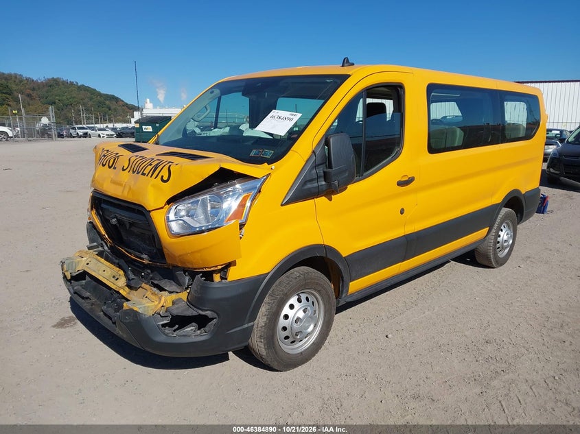 Vin: 1ftye2y84lka63282, lot: 46885237, ford transit-150 20202